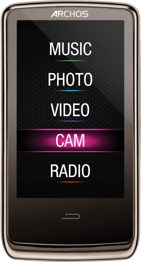 Archos 3 Cam Vision Player with Built-in Video Camera and FM Transmitter (Black)