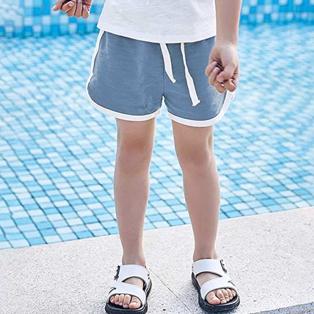 3 Pack Little Big Girls Running Athletic Cotton Shorts Toddler Kids Workout Dance Dolphin Short - Image 5