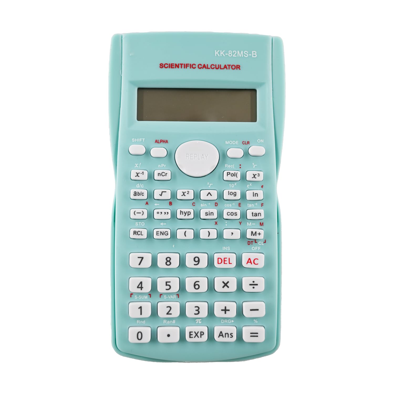 Calculadora científica portátil KK-82MS-D, ingeniería, calculadora científica funcional con 240 funciones, pantalla de dos líneas para útiles escolares, estudiantes, profesores, negocios,
