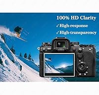 Vista 5 de [3 Piezas] Protector de Pantalla Aplicable para Cámara Sony Alpha A1 II / A9 III A1II A9III A9M3 y Cubierta de Hot Shoe 0.3mm, Vidrio de 9H