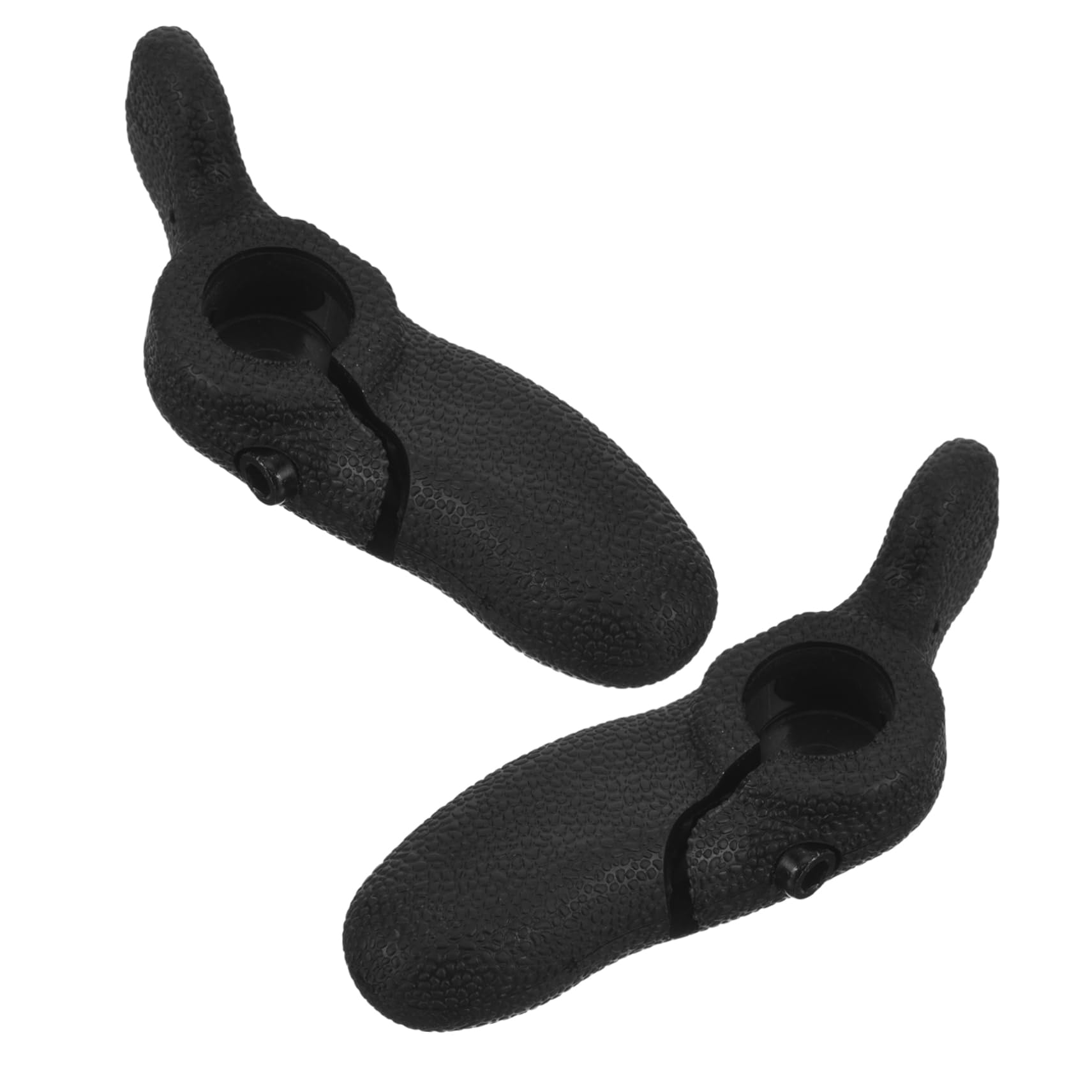 TOYANDONA Guidon De Vélo De Montagne Poignées De Couverture De Guidon De Vélo Poignées De Vélo Guidon pour VTT Poignées De Guidon VTT Guidon pour Vélo Guidons VTT Noir Caoutchouc