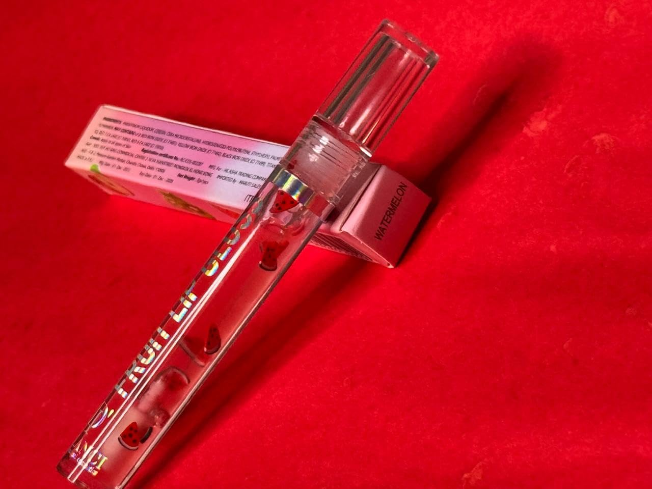 Watermelon Flavoured Hydrating Lip Gloss Watermelon Flavoured Hydrating Lip Gloss