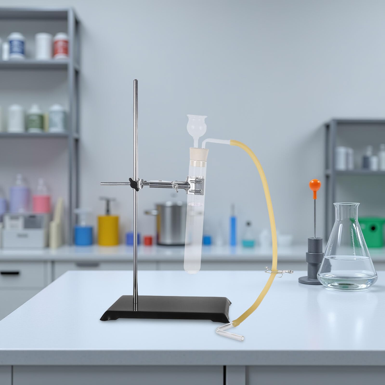 MAGICLULU Generatore di Idrogeno e Ossigeno per Laboratorio Apparecchio Generatore di Gas Didattico Strumento Dimostrativo per Insegnamento della Chimica di Strumenti per Laboratorio di Fisi