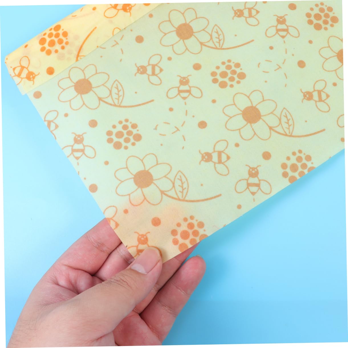 Gatuida Lebensmittelverpackung Verpackungszubehör Party-geschenktüte Packpapier 3 Rollen Kühlschrank Wickeltuch Lebensmittel Bienenwachs Sandwich-Geschenkpapier Verpackung