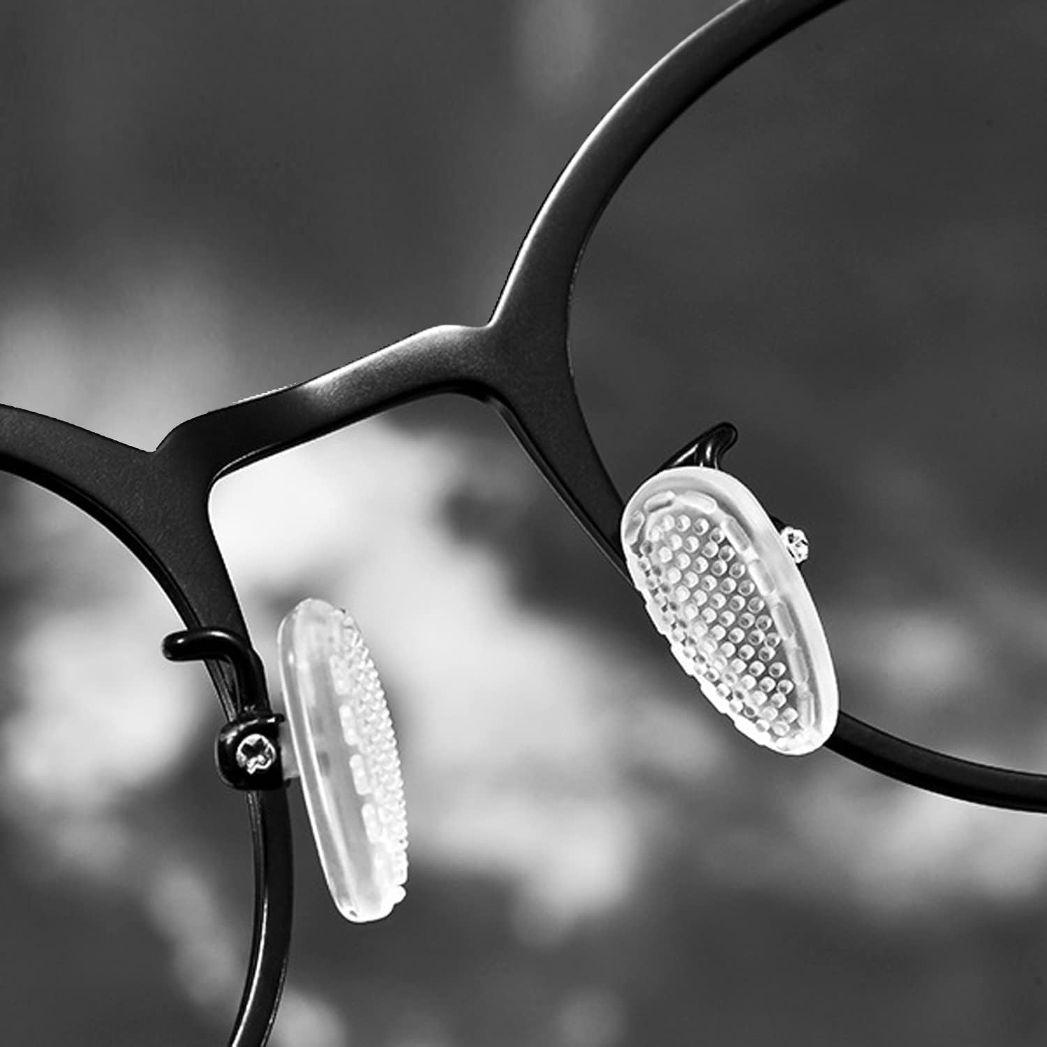 FSACLE Eyeglass Nose Pads Soft Silicone Adhesive Glasses