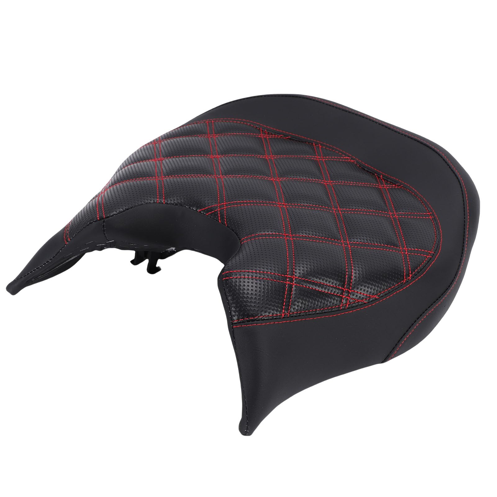 Bewinner Ergonomiczny Fotel Kierowcy Kierowcy 219400795 Zamiennik dla Ryker 600 900 Rally Edition Sport ACE 2019-2023 Rombowe Szwy Poduszka Antypoślizgowa Czarna (Czerwone szwy)