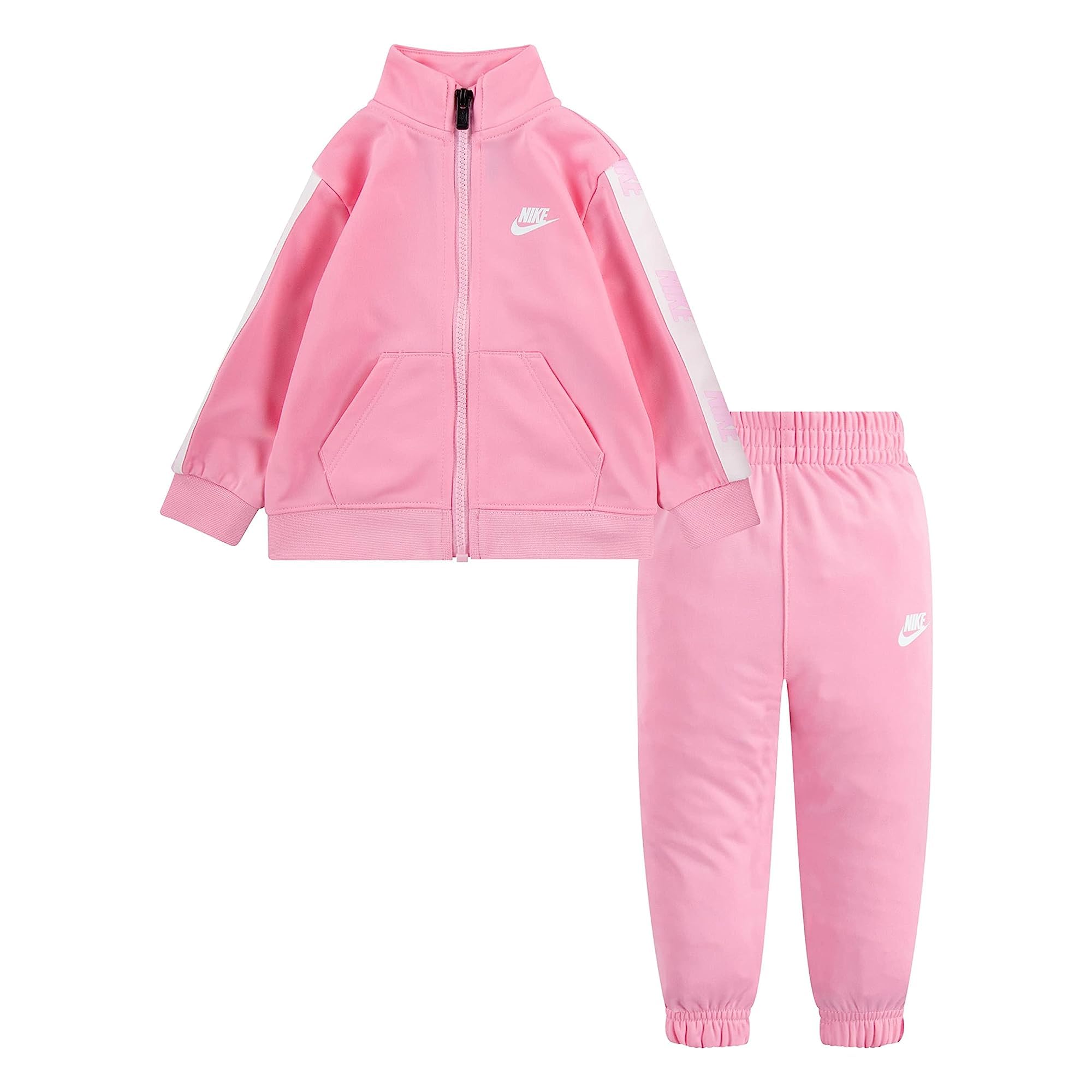NIKE Baby Girls' NSW Logo Tracksuit Set Blender, Pink, 18 Mois