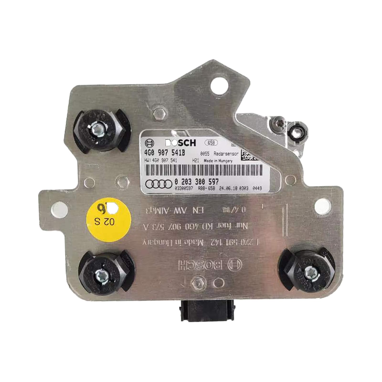 Capteur Radar Left Cruise Control Distance Radar Sensor 4G0907541B Convient pour Audi A6 A7 2016-2018