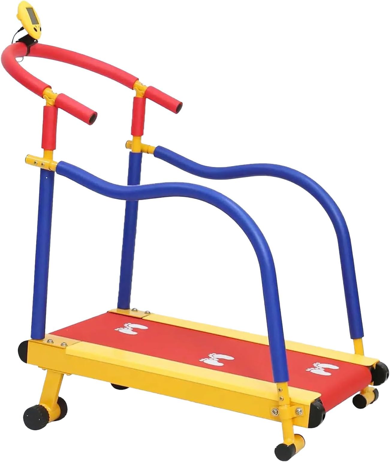 Kids Fitness Treadmill, Fitness Exercise Equipment for Kids, Non Motorized Treadmill with LED Display, Running Treadmill for Beginner Exercise