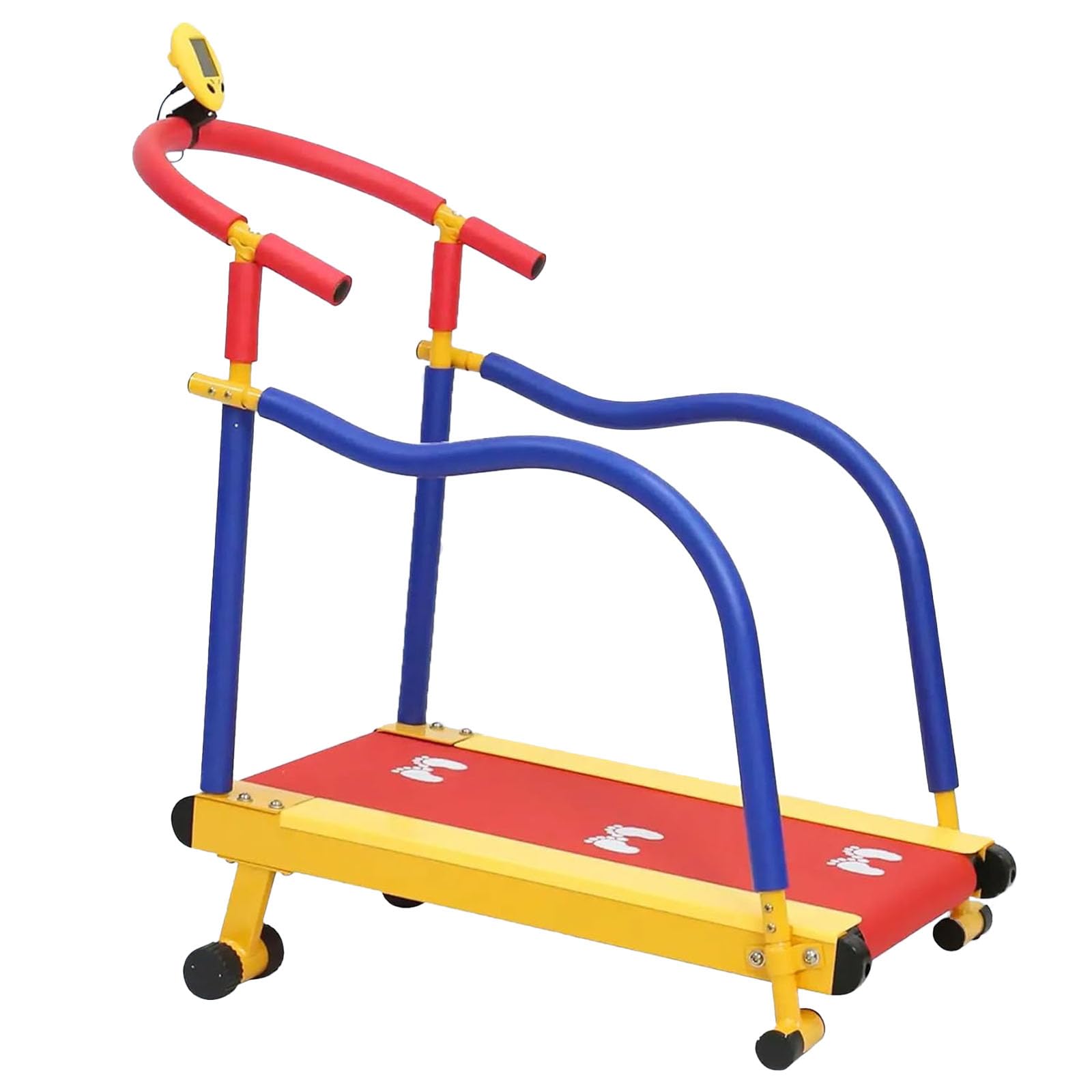 PLOTSAGE Kids Fitness Treadmill, Fitness Exercise Equipment for Kids, Non Motorized Treadmill with LED Display, Running Treadmill for Beginner Exercise