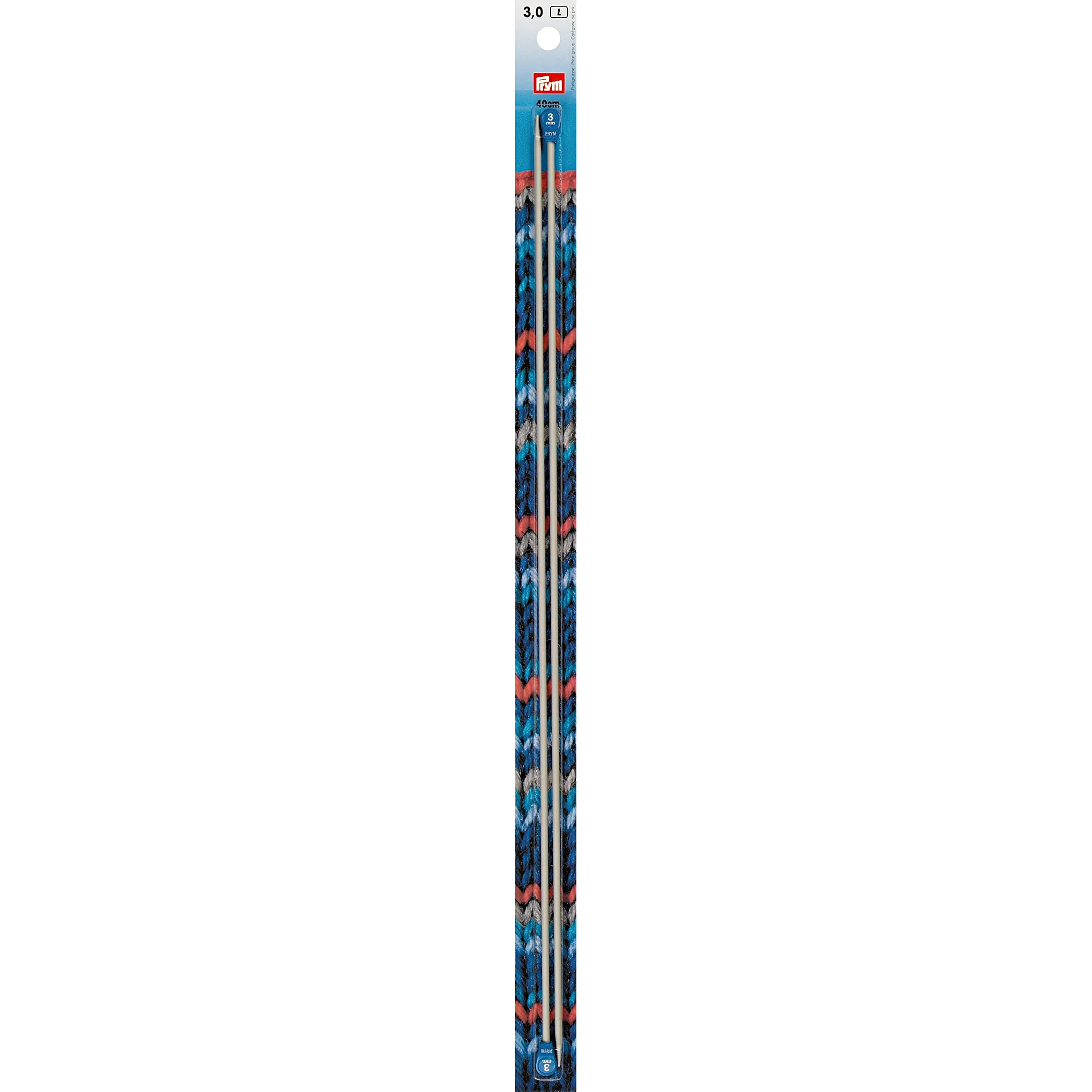 Aiguille de tricot Prym 3mm en aluminium 40cm aiguille tricoter gris perle