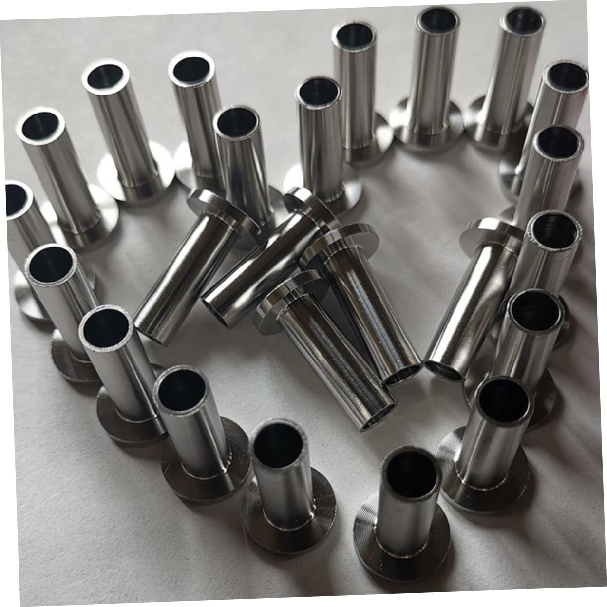Lurrose 80pcs Stainless Steel Protective Sleeves Cable Railing Kit Wire Cover Wire Concealer Turnbuckles for Cables Deck Posts Railing Protection