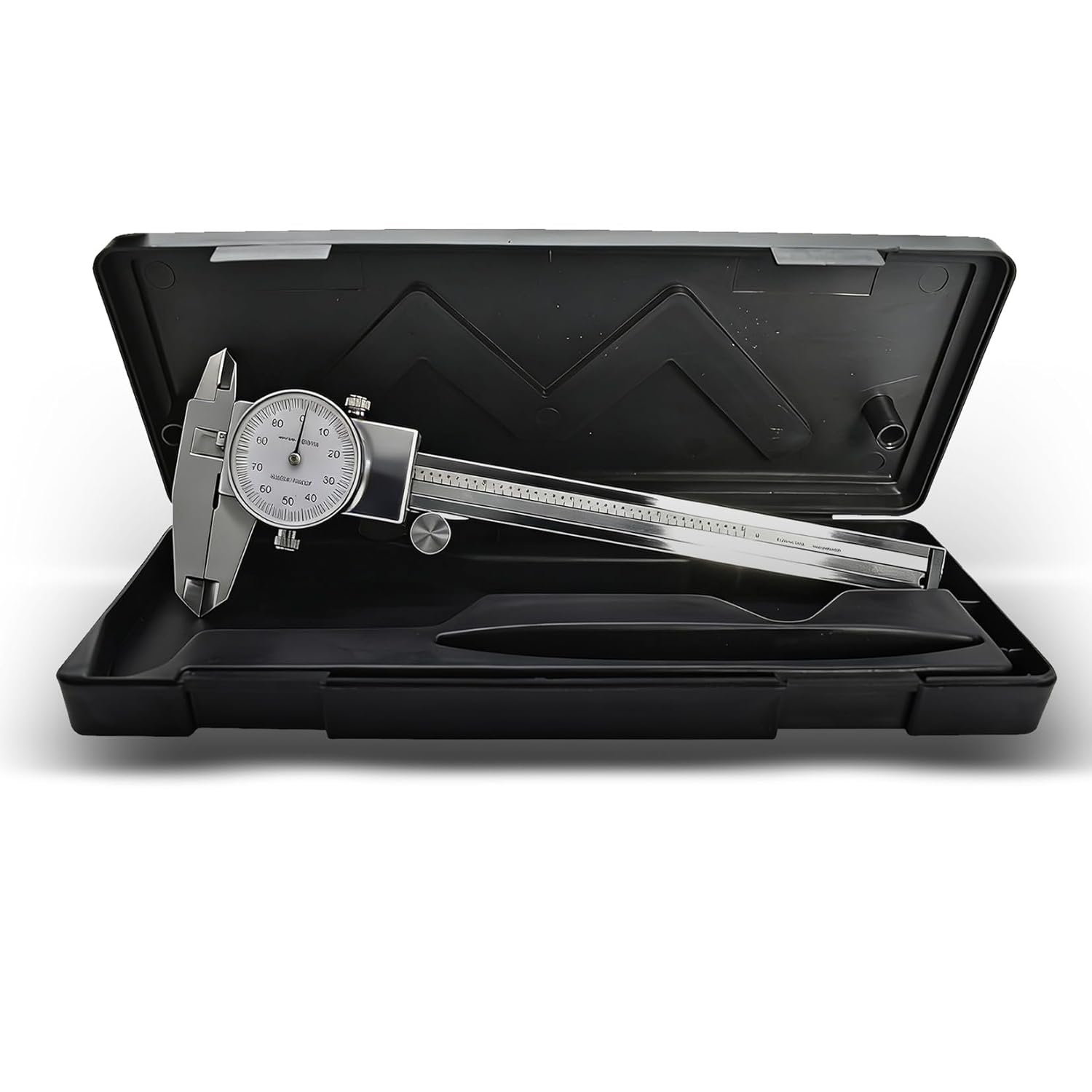 findmall 6" Dial Caliper 0.001 Stainless Steel Caliper Measuring Tool 4-Way Measurement with Plastic Case