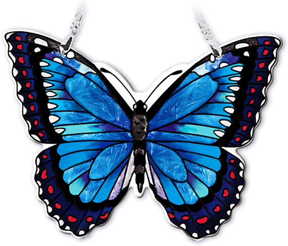 Amia Studios Blue Morpho Suncatcher