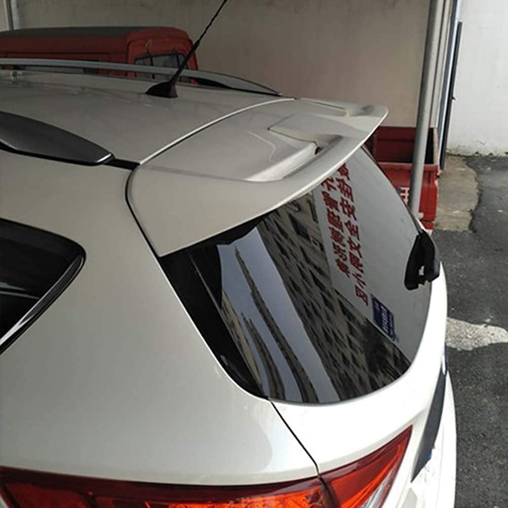 Car Rear Roof Spoiler for Ford Escape Kuga ST 2013 2014 2015 2016 2017, Spoiler ABS Rear Trunk Spoiler ABS Rear Spoiler Wing Decoration,White
