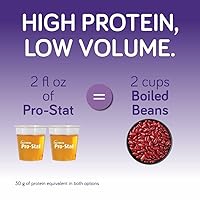 Vista 6 de Pro-Stat, libre de azúcar. Formula de proteínas líquidas, 30 onzas , 1