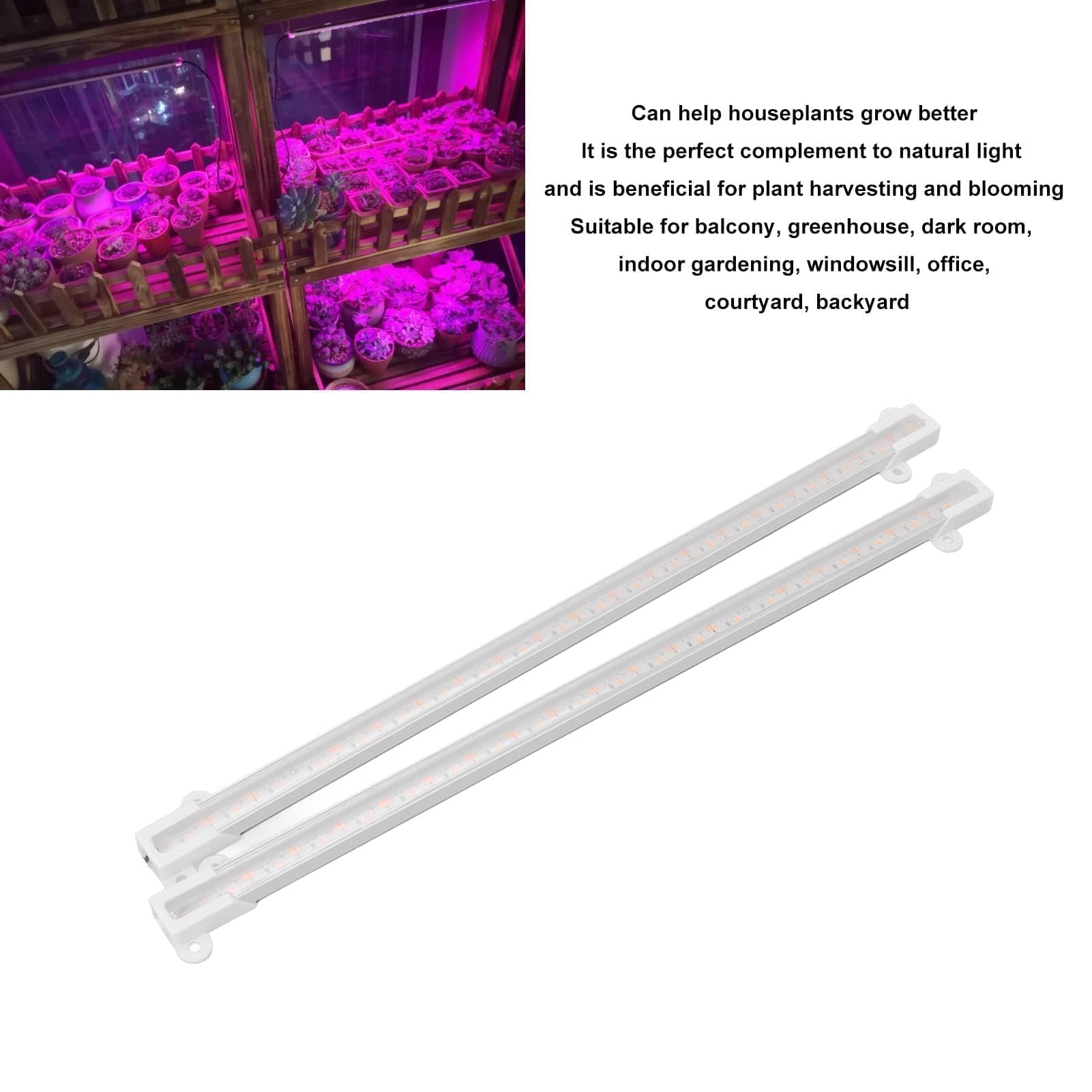 Focos solares, 10 W, luz de crecimiento con energía solar brillante, tira de luz LED para cultivo de plantas, lámparas de cultivo para balcón, invernadero, verduras, flores (20w)