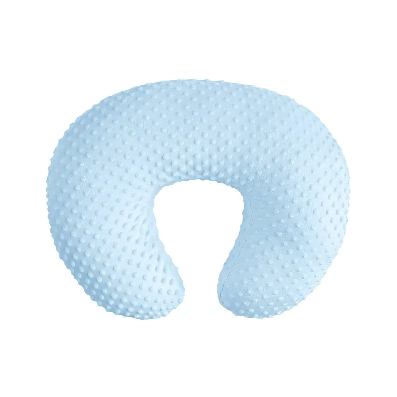 Kalttoy Men's Baby Blue Infants Sleep Pillow Slipcover Soft And Breathable Pillow Sleeve Detachable Baby Breastfeeding Pillowcase Protector Feeding Cushion Sleeve
