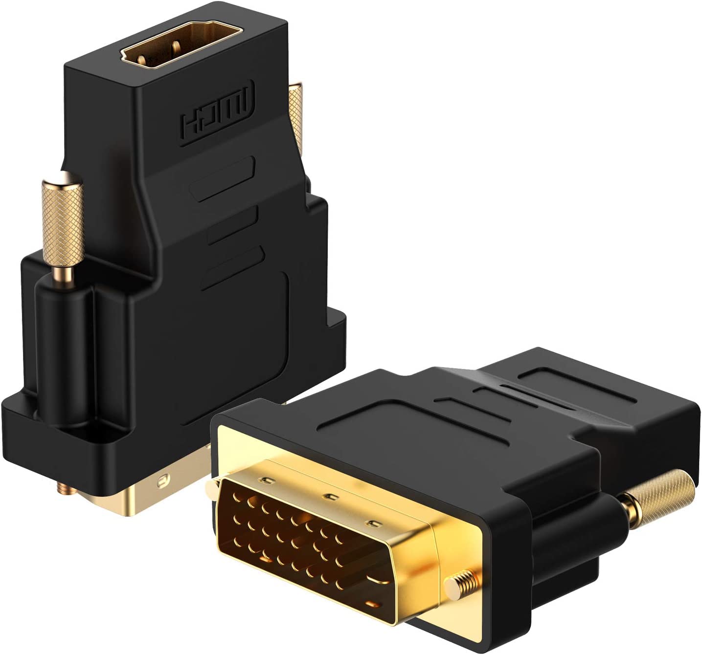 Microware DVI to HDMI Adapter, DVI-D 24+1 Male to HDMI Female High Speed Adapter Converter Gold Plated Support 1080P for HDTV, Plasma, DVD, Projector, Computer (B08HKCCRLQ) Amazon Price History, Amazon Price Tracker