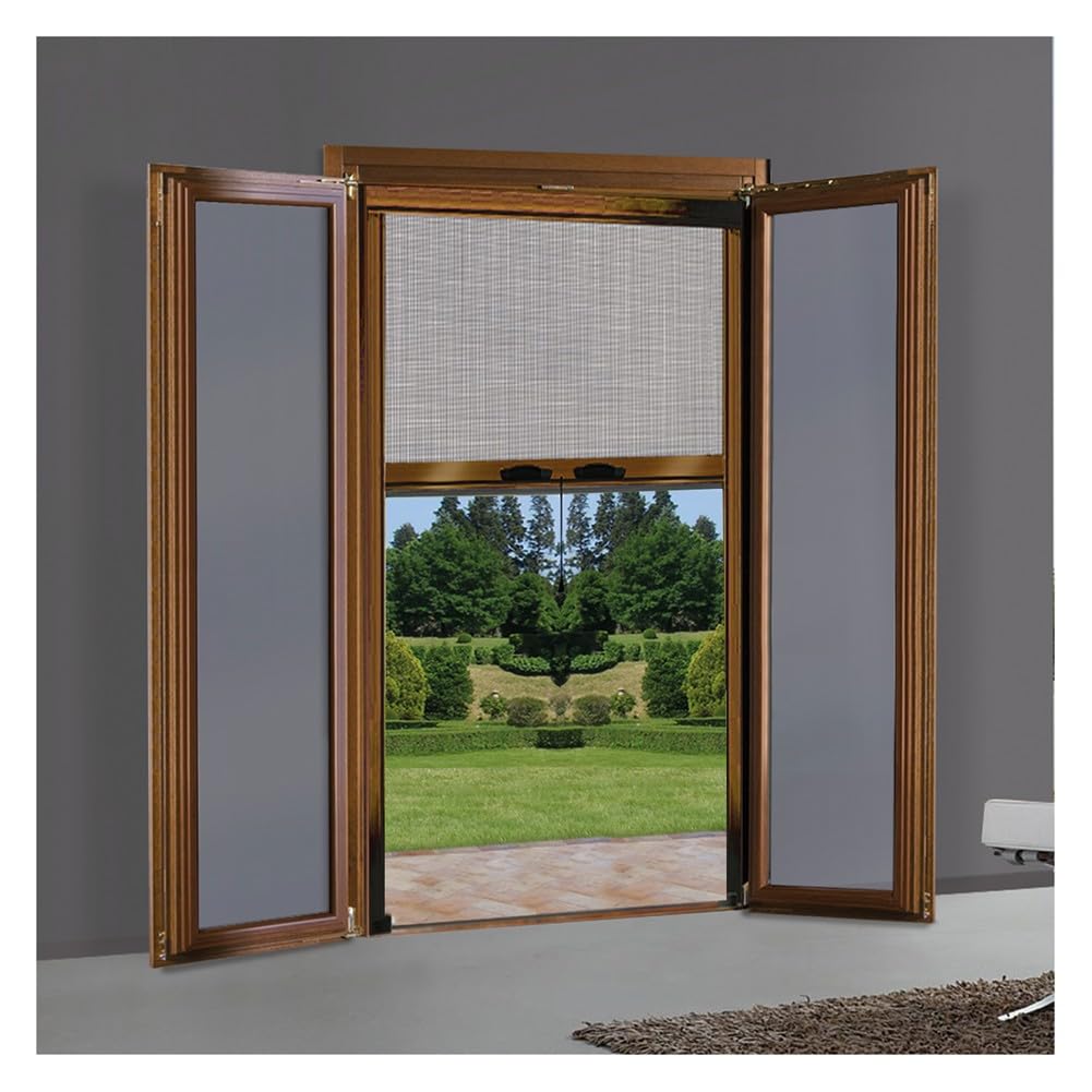 Zanzariera A Rullo Verticale Per Porta/Finestra Cm 140 X 250 - Bronzo - 4