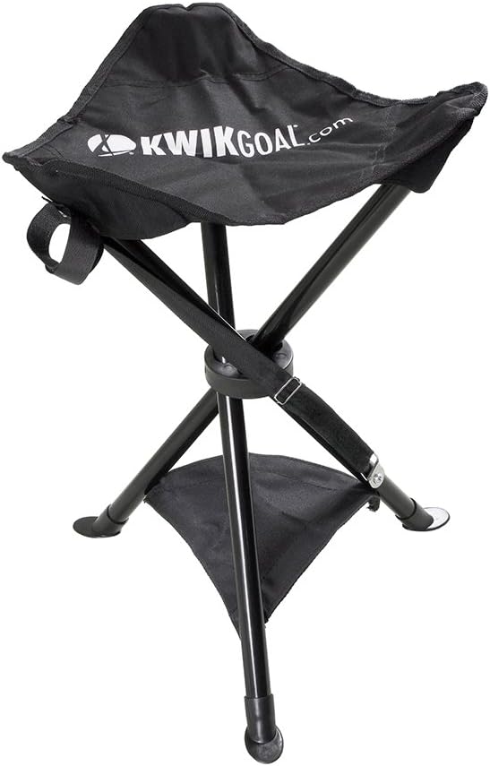 Kwik Goal Coaches' Seat Black, 17-Inch H