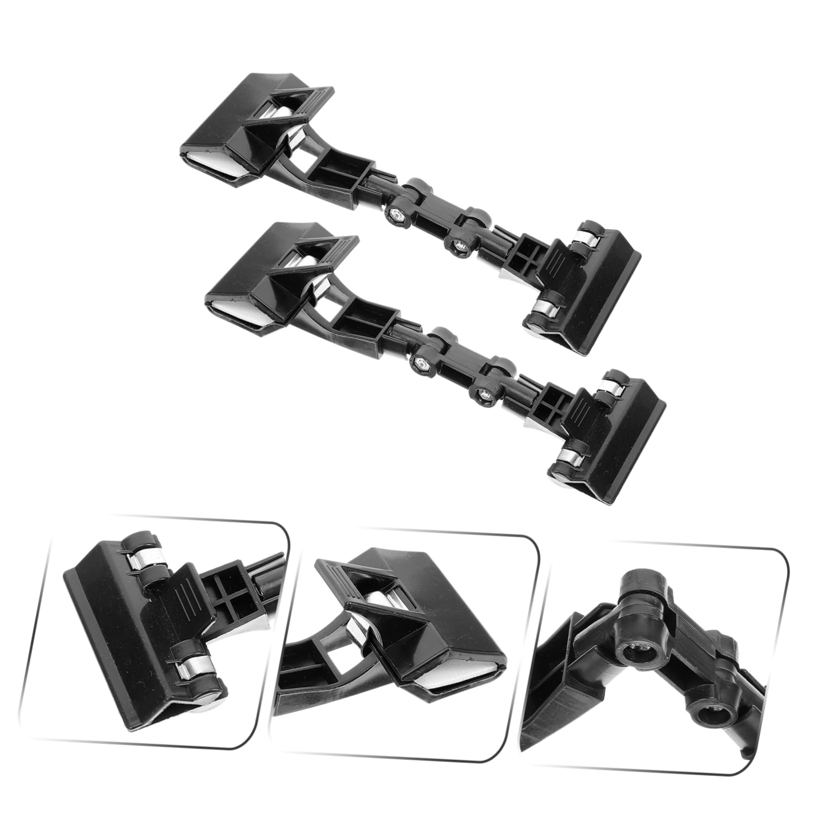 GALPADA Lot de 2 Porte-étiquettes Prix Rotatifs Universels pour Supermarché Clip Pivotant pour Affichage Publicitaire et Supports Papier Pratiques