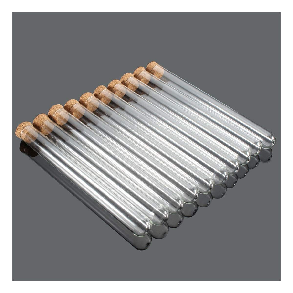 Kleine Reagenzgläser, 10 Stück, 15 X 150 Mm, Reagenzglas Aus Laborglas, Mit Korken, Reagenzgläser Für Laborschulbedarf, Einfach Zu Verwenden