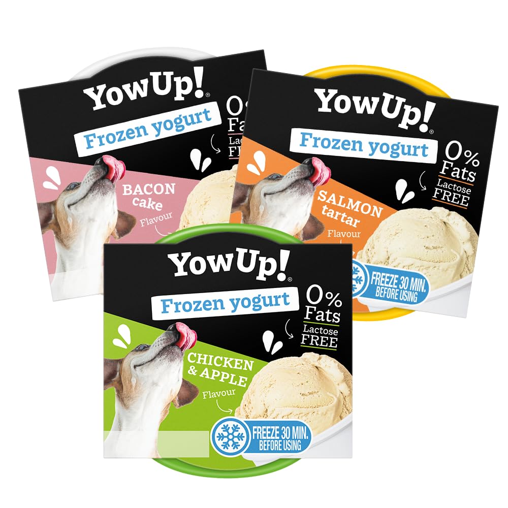 YowUp! Ice Cream for Dogs Chicken Apple Flavour 12 Units. Natural and Healthy Snack, 110 g (Pack of 12) - Image 2