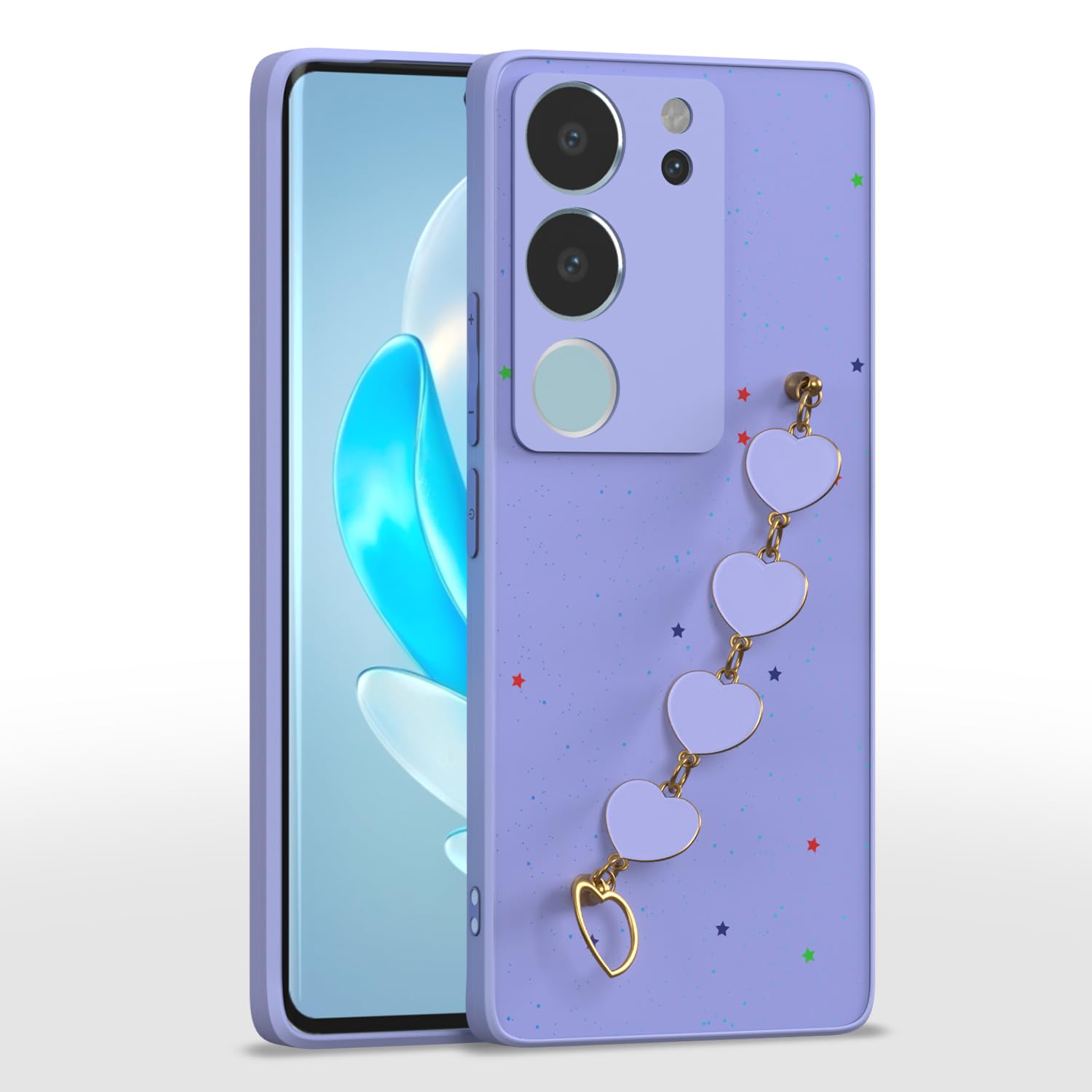アクセサリー vivi Pikkme Vivo V29 / V29 Pro 5G Back Cover for Girls | Heart Shaped