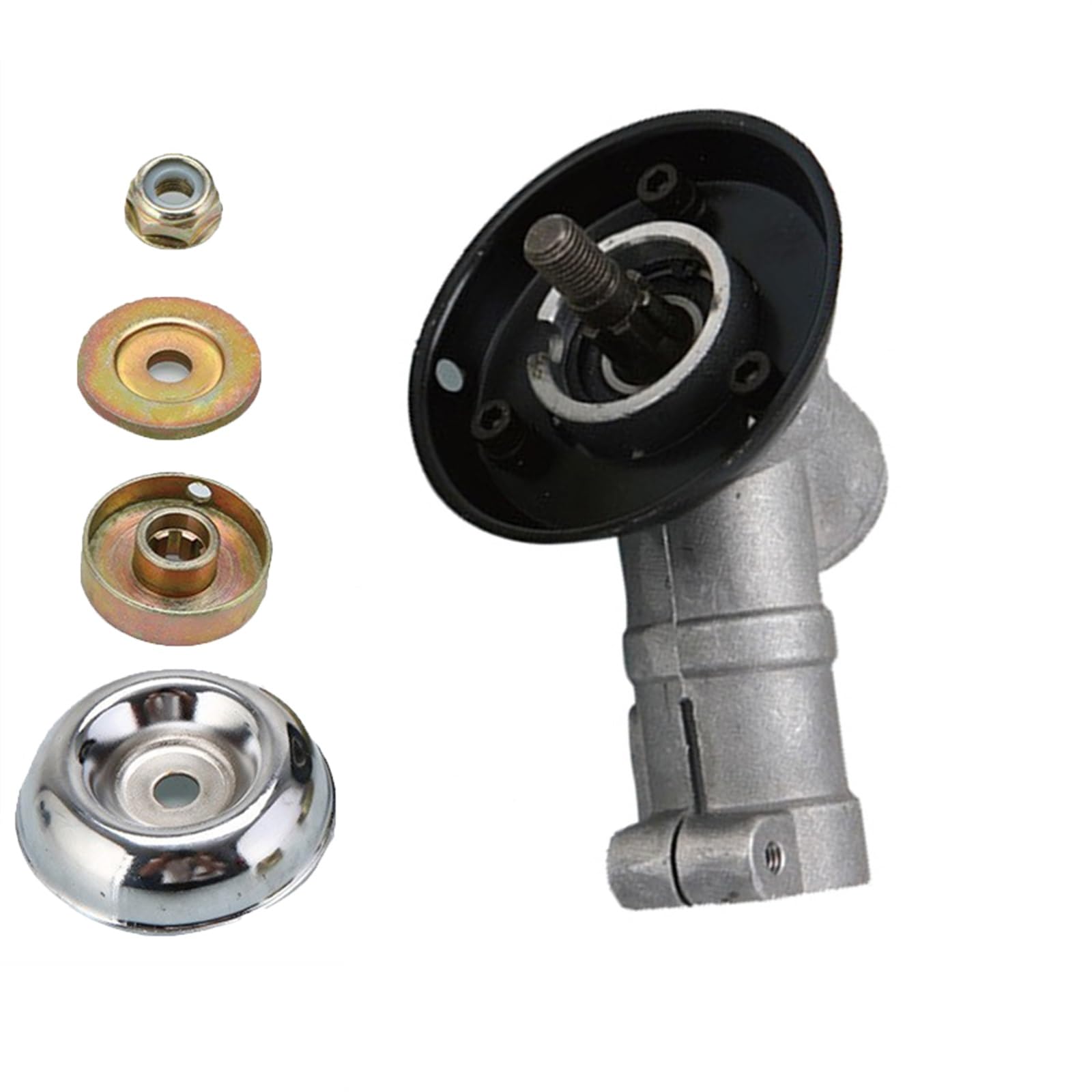 UZAMIRLEX Trimmer Replace Gear Head, Lawn Mower Replacement Head 26mm 9 Teeth Silver