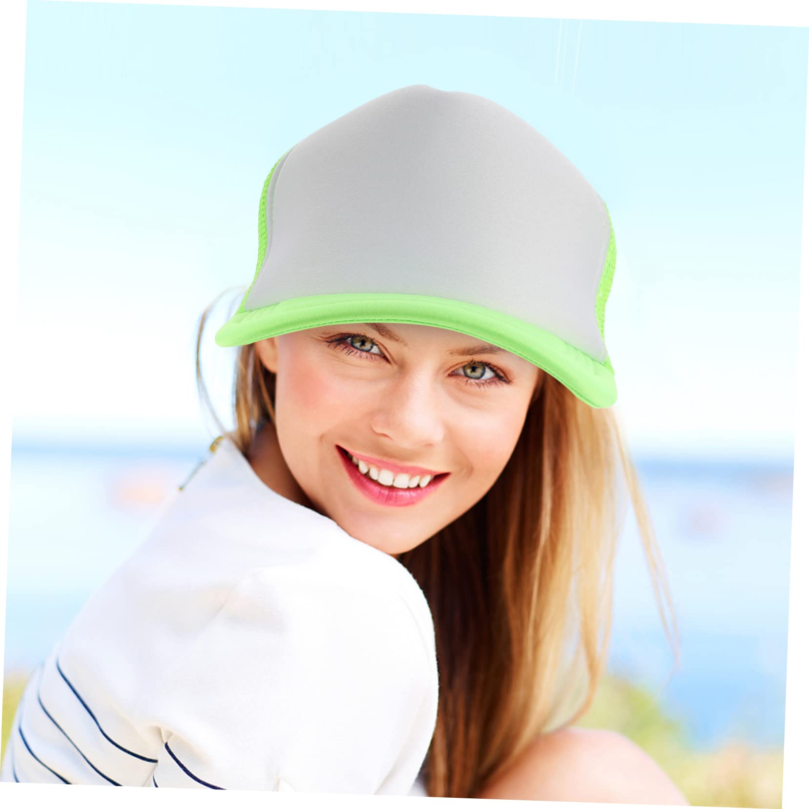 GALPADA 10pezzi Trucker Unisex per Sublimazione Sportivi Vuoti Rete Traspirante per Personalizzata per attività Outdoor e
