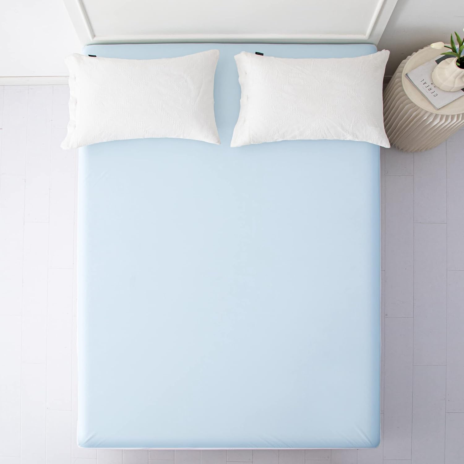 JET'S HOME King Zippered Mattress Encasement - 6 Sided Waterproof Mattress Protector with Zipper - Machine Washable Mattress Cover Fits 10-15 Inches