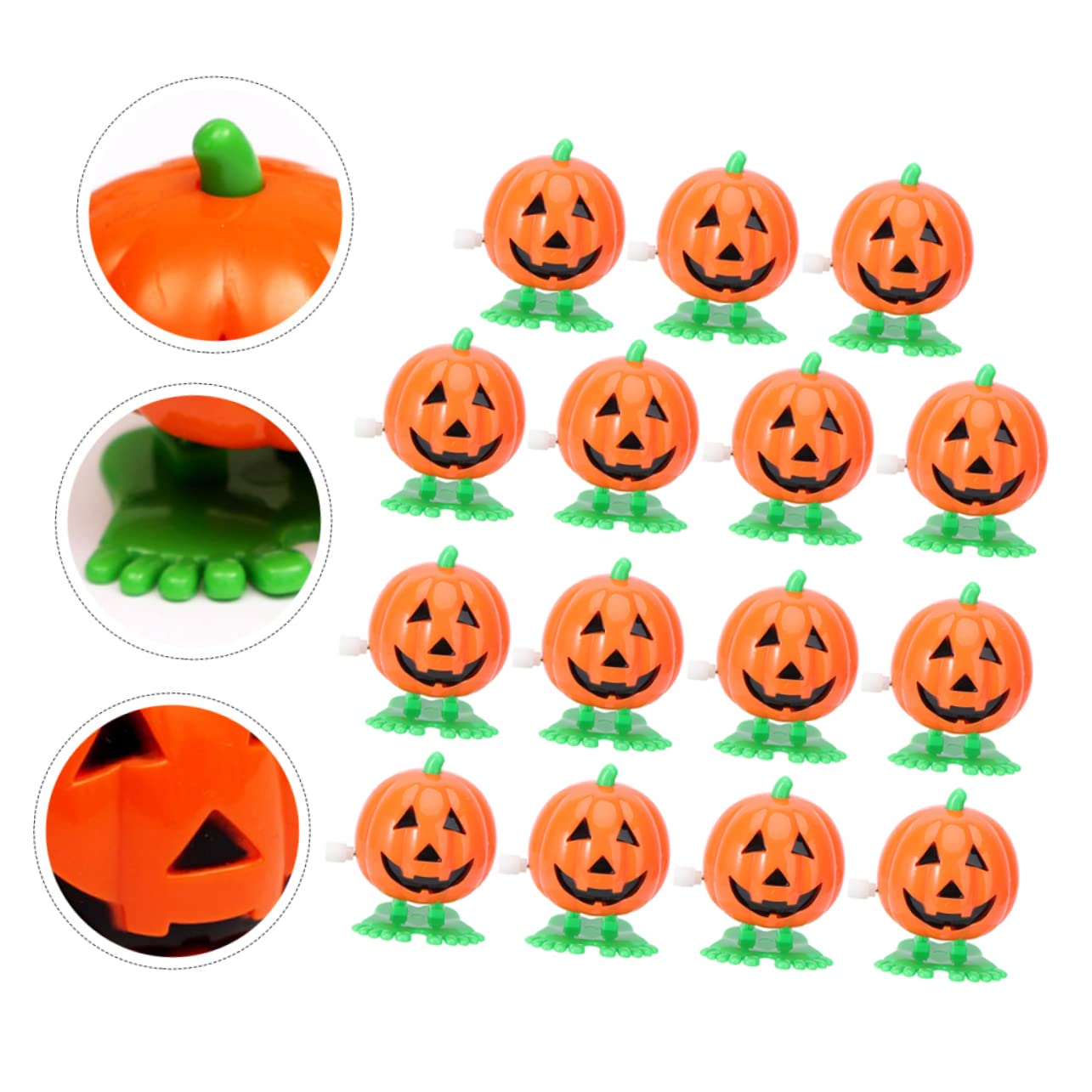 BESTonZON 45 Pièces Jouets à Remontoir Citrouille Halloween Jouets Sauteurs pour Mécanique pour Fête Dhalloween