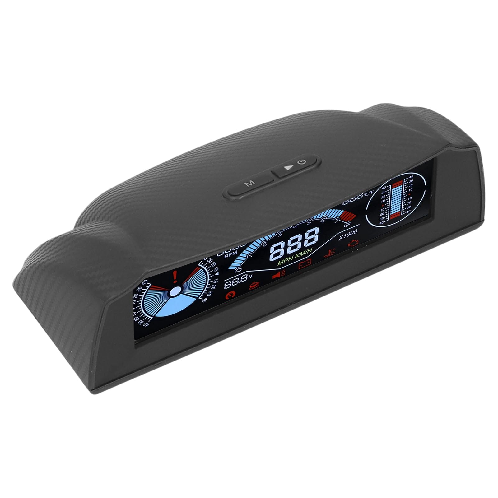 AYNEFY Pantalla HUD Inteligente, Material ABS, Funciones OBD Multifuncionales, Compatibilidad Universal, Ideal para Automóviles y Camiones