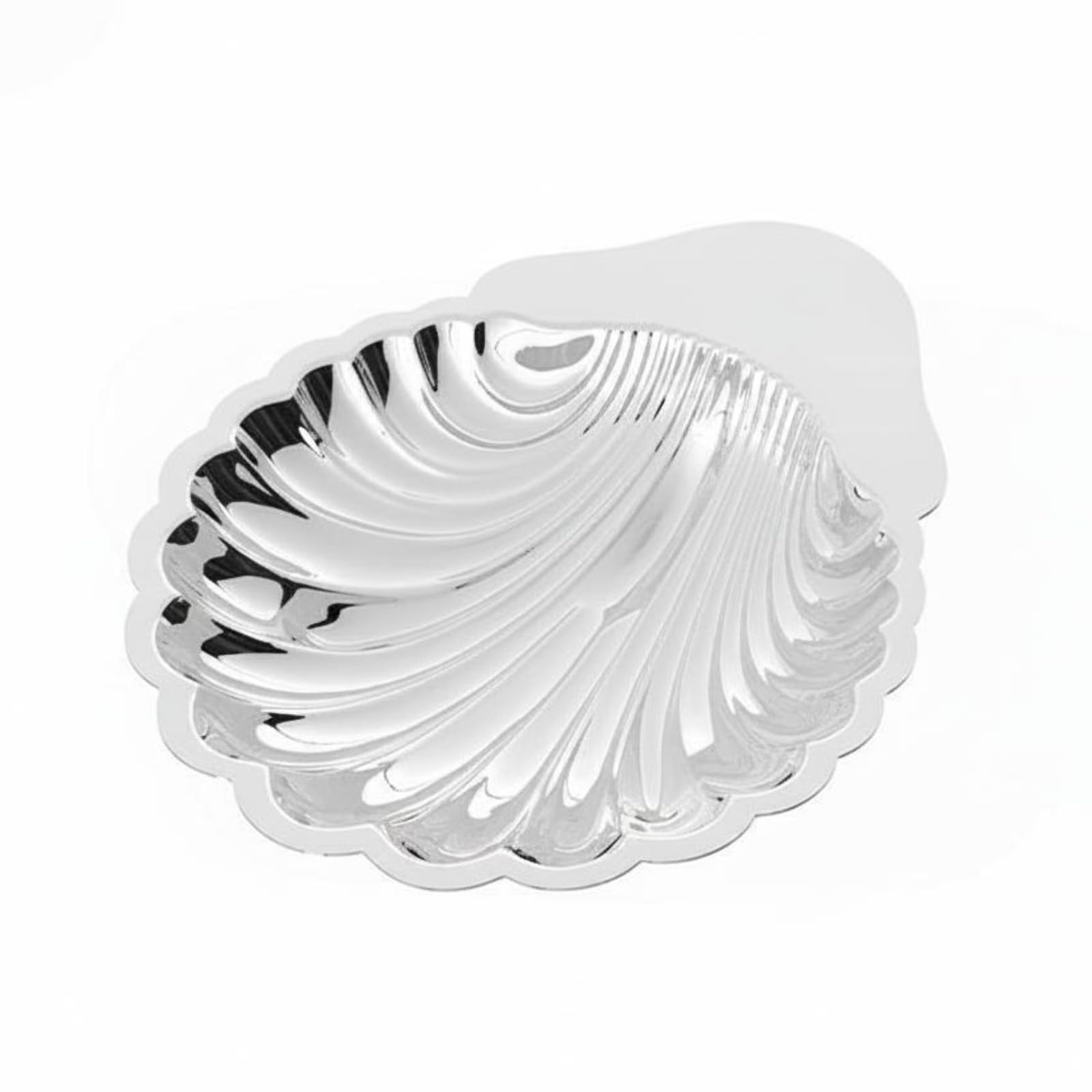 Qianly Teiera in Acciaio Inox Impugnatura Comoda Teiera con Manico Alta capacità Caraffa tè Inox per Ristoratori, Chef, Hotel, Caffetteria, Piatto A Forma di Conchiglia