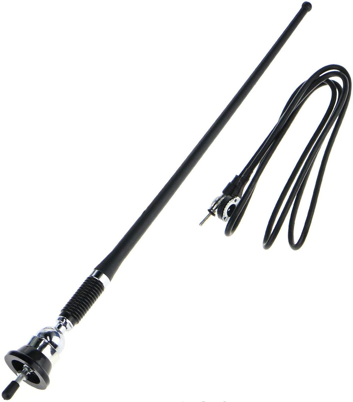 Amazon.com: NC 16.9 Inch Car FM AM Radio Antenna, Flexible Mast Radio ...