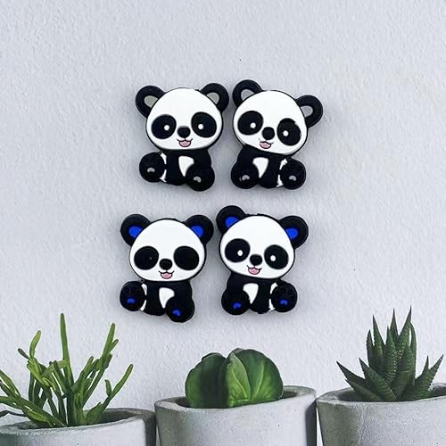Miniatura 7 de 10 unidades de protectores de punto de aguja de tejer lindo panda agujas protectores de puntos de punto de tejer tapones para agujas de tejer