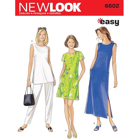 New Look 6602 Sewing Patterns for Summer Dress