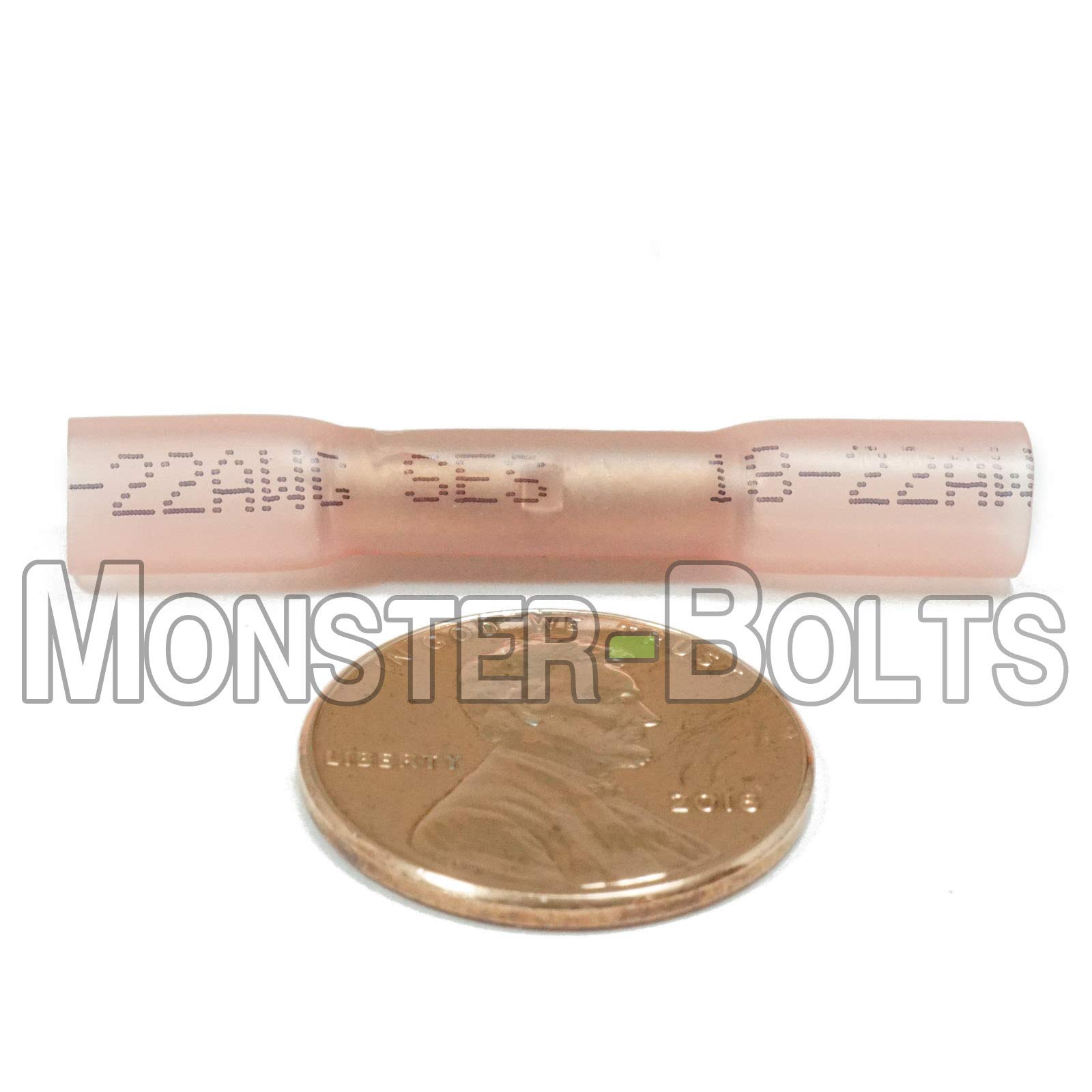 MonsterBolts - NSPA - Krimpa-Seal, Butt Connector, 22-18 AWG 100 Pack