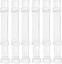 Invisible Clear Bra Straps, Non Slip Replacement Adjustable Strapless Bra Straps Comfortable and Durable 55cm