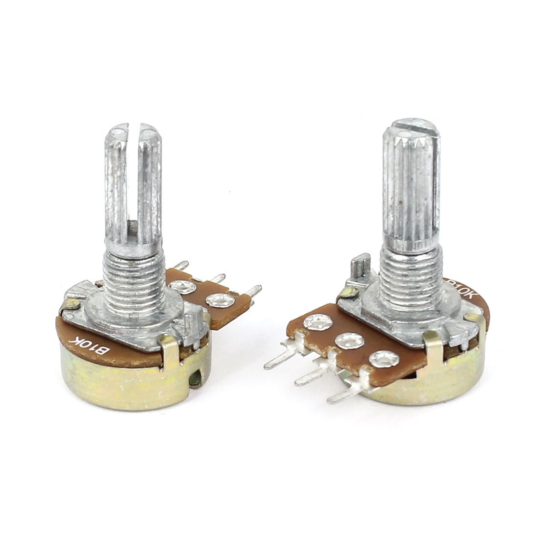 5k Ohm Potentiometer 3-Pack B10K 10K Ohm Linear Taper Potentiometers ...