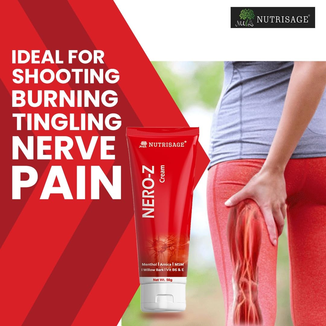 Neuropathy Combo for Nerve Pain Relief - 1 Nerve Support Formula Tablets + 1 Nero-Z Cream - Vitamin B1, B6, B12 and Alpha Lipoic Acid - Topical Cream and Daily Supplement — Amazon image 5