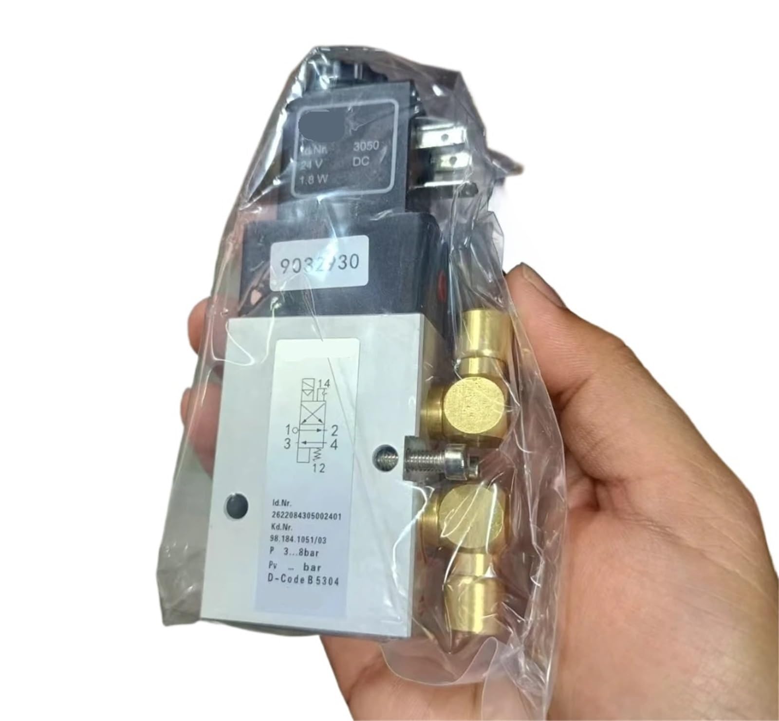 Yjcebgped 98.184.1051 2 Pieces/Lot Sm102 Cd102 6Mm Copper Head 2625484 Solenoid Valve /03