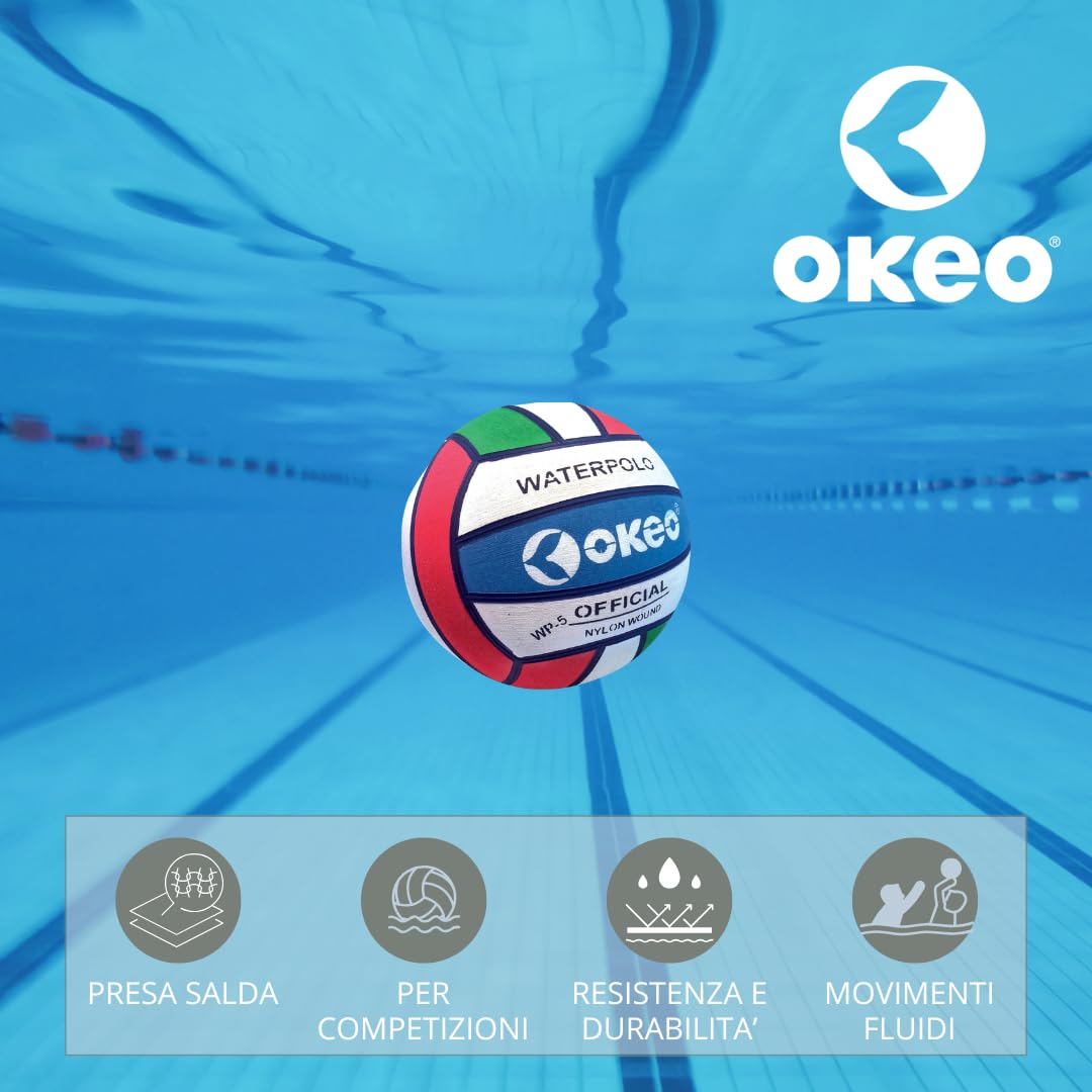 Okeo – WP5 Pro- Balón waterpolo senior-juniores masculino