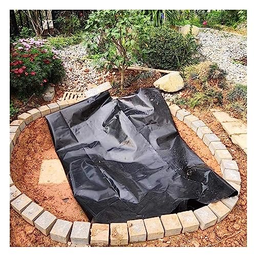 Bâche pour étang en PEHD 6x10m de 0,3 mm pour bassin de jardin et fontaine extérieure