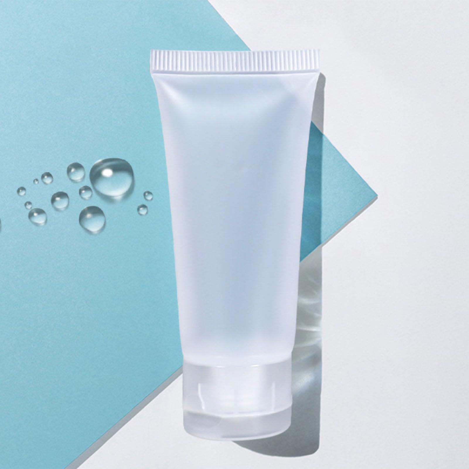 5 Stück Transparenter Nachfüllbare Leere Tuben,100ml Befüllen Tuben | Leere Tuben zum Befüllen, Probenbehälter, Leere Flüssige Foundation Tuben für Reisen und DIY-Projekte,DIY Lipgloss,Kosmetik