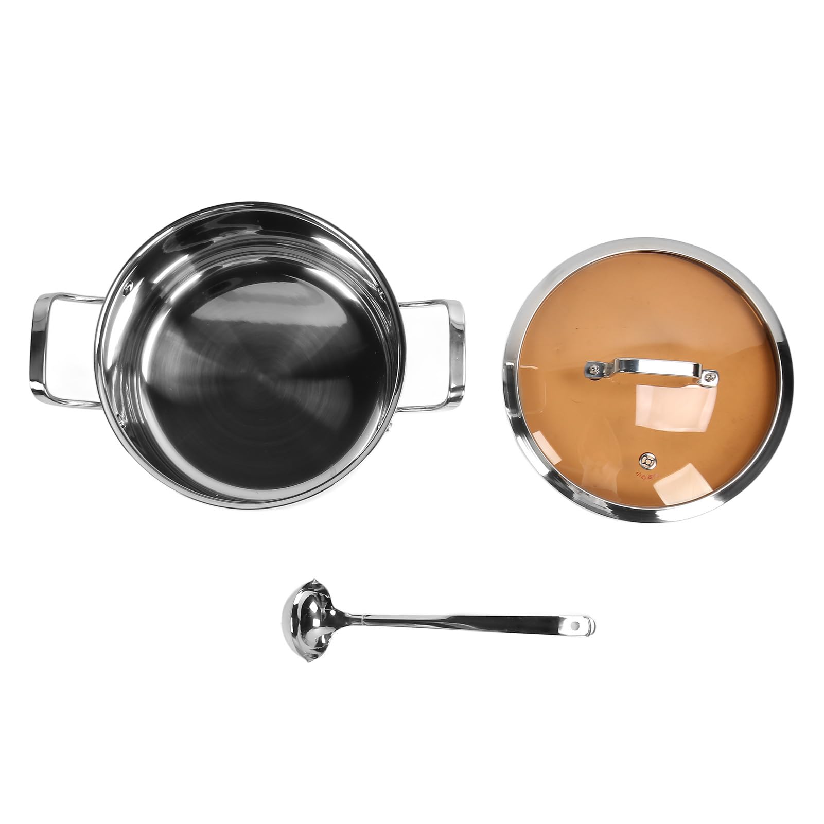 Marmite à soupe grande capacité ustensile de cuisine multifonctionnel acier inoxydable 304