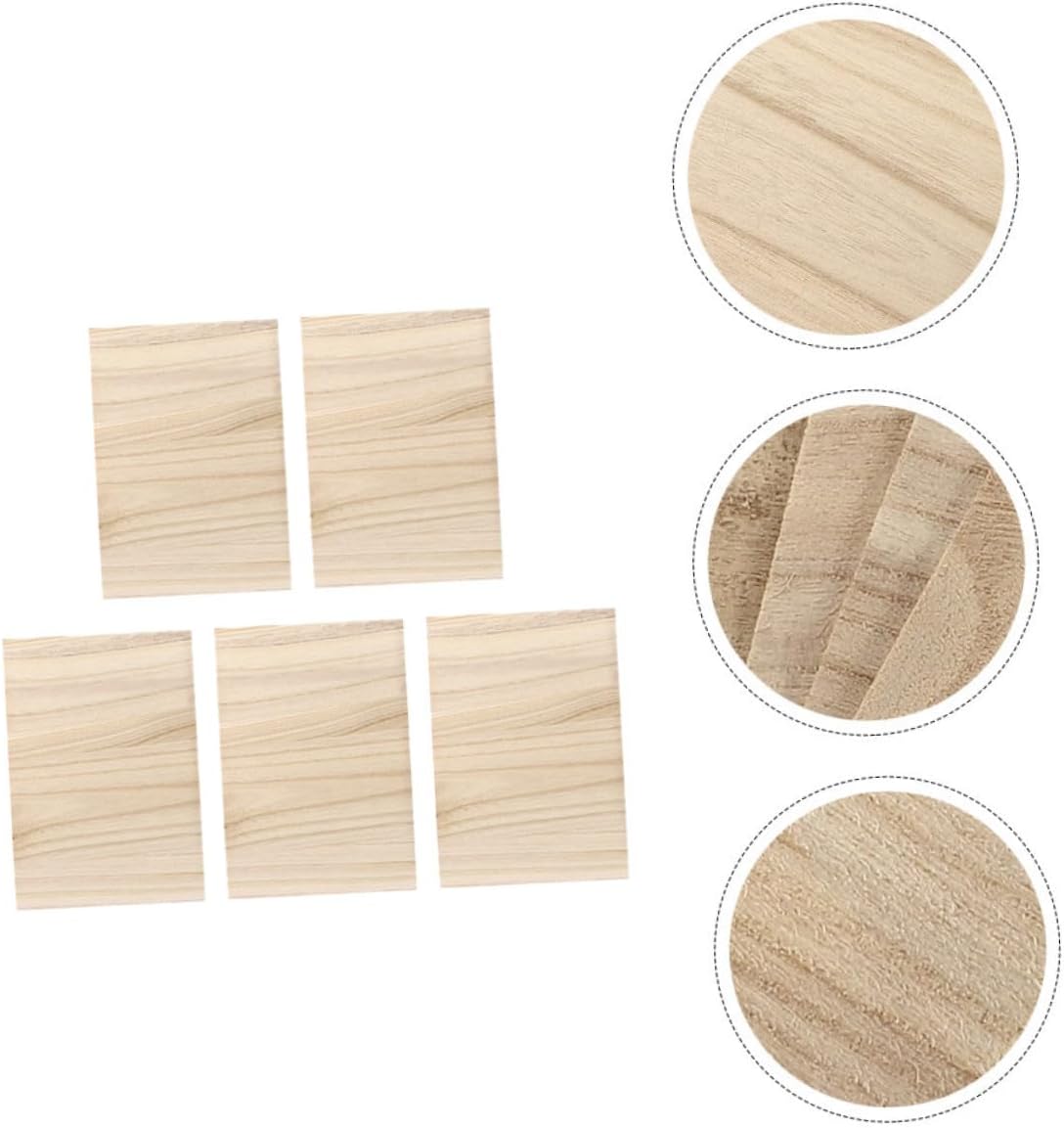 5pcs Wood Breaking Boards Taekwondo Karate Training Boards 1.5cm Thick Performing Breaking for Beginners Martial Arts Practice