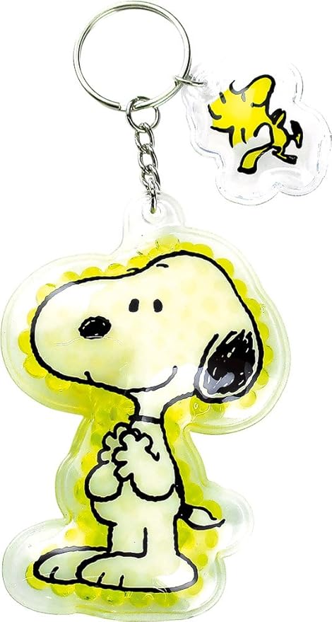 Amazon Co Jp ティーズ スヌーピー ジェルビーズキーホルダー ノーマル Sn sn 約h8 5xw6xd1 5cm シューズ バッグ