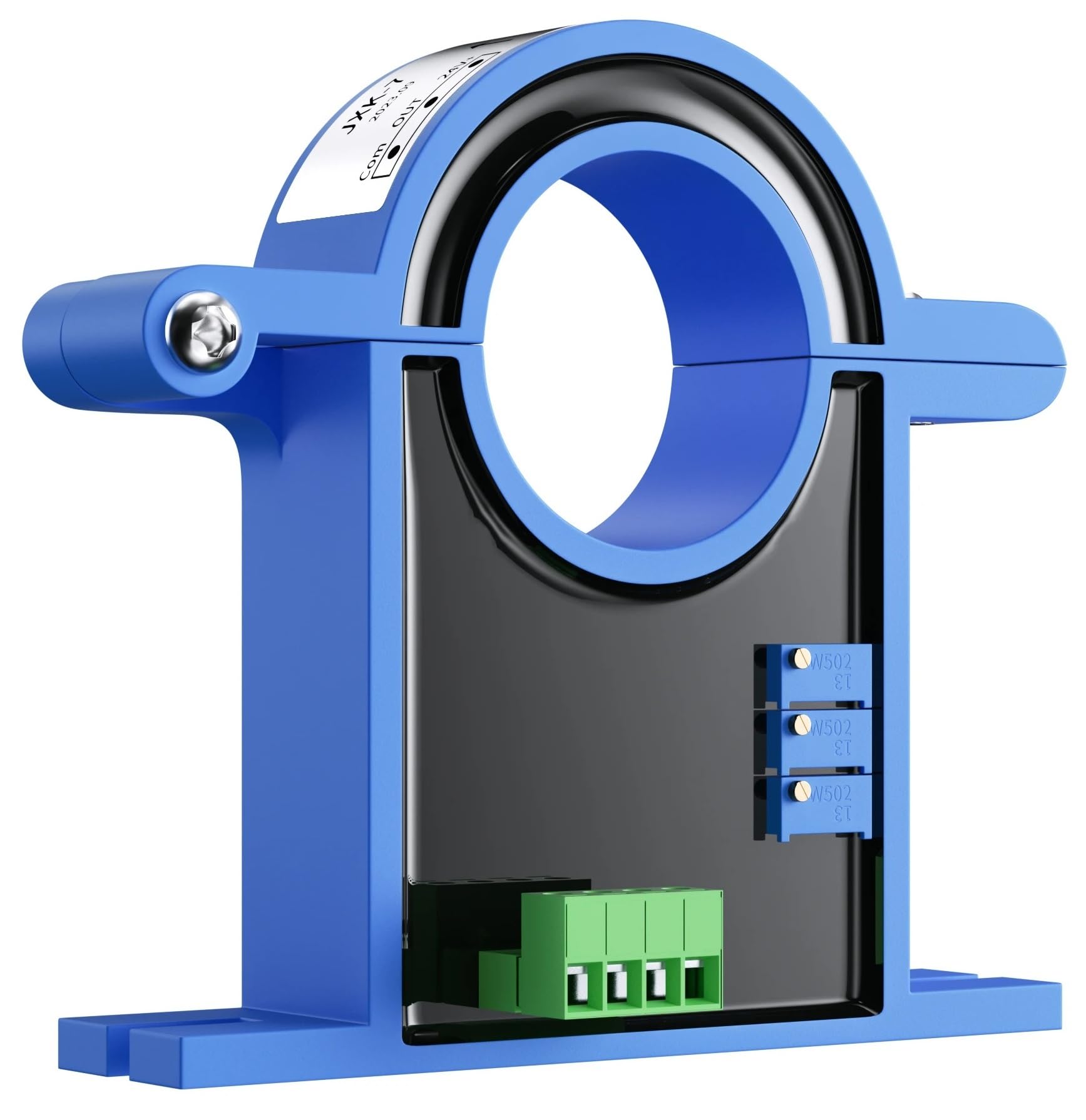 Trasmettitore di corrente continua 4-20mA Trasduttore sensore AC 0-500A DC Foro da 25 mm 0-10V RS485